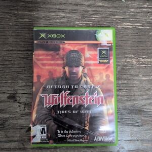 Return to Castle Wolfenstein: Tides of War (Microsoft Xbox 2003) Complete In Box